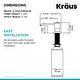 preview thumbnail 29 of 65, Kraus Kitchen Soap Dispenser