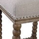 preview thumbnail 2 of 3, Uttermost Pryce 15" Wide Wooden Upholstered Counter Stool with