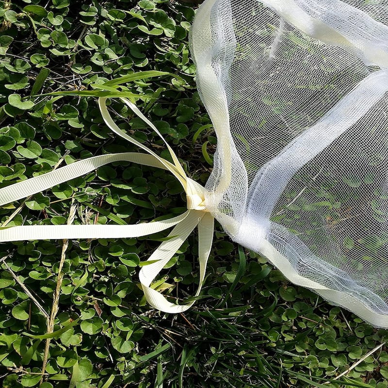 Agfabric Plant Cover,26"-W x 30"-H In-shape Bag with Rope,Insect Barrier, Insect Netting