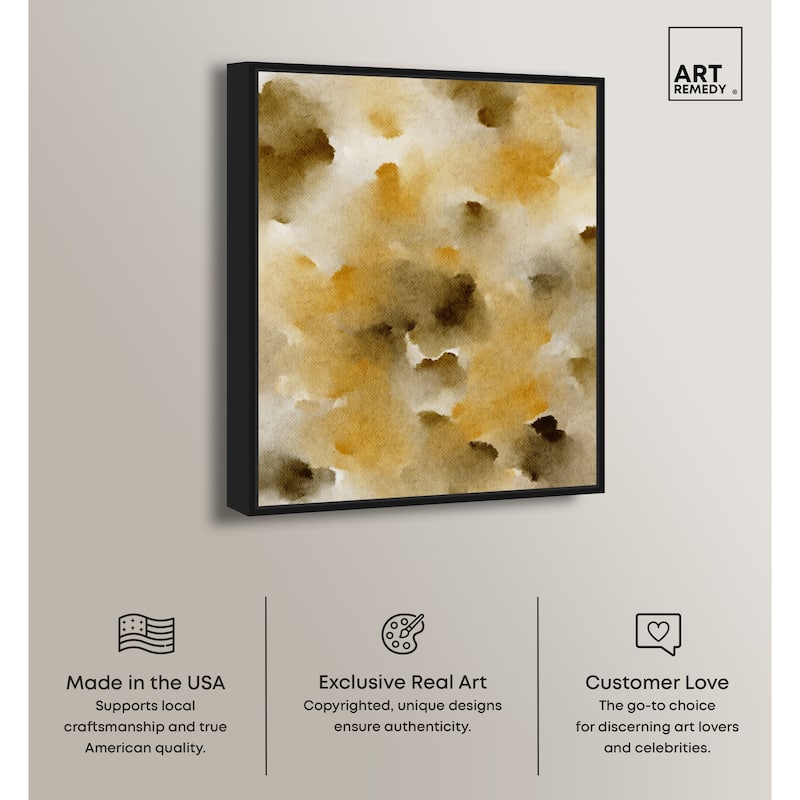 Art Remedy Granola Chocolate Chips Framed Watercolor Boho Abstracts