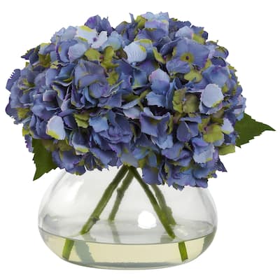 Blooming Asian Allure Flower Arrangement with Vase Home Decor - 9