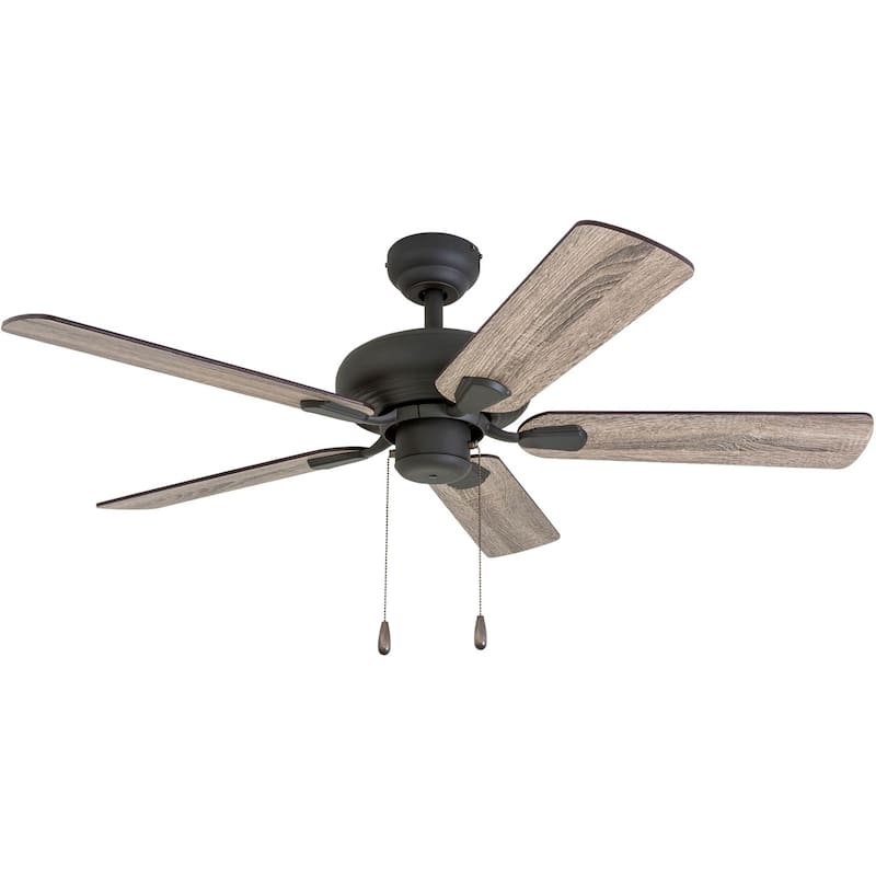 The Gray Barn Heddinge 42-inch Aged Bronze Ceiling Fan in Barnwood/ Tumbleweed Blades with 3-speed Remote