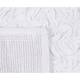 Home Weavers Bellflower Collection Absorbent Cotton Machine Washable Bath Rug 21"x34"