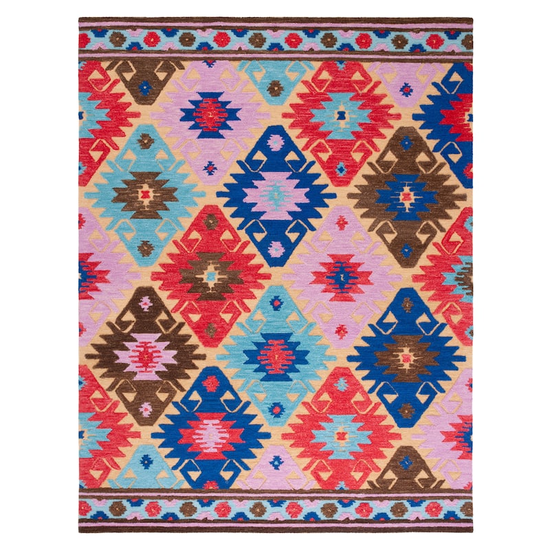 SAFAVIEH Handmade Aspen Grga Boho Tribal Wool Rug