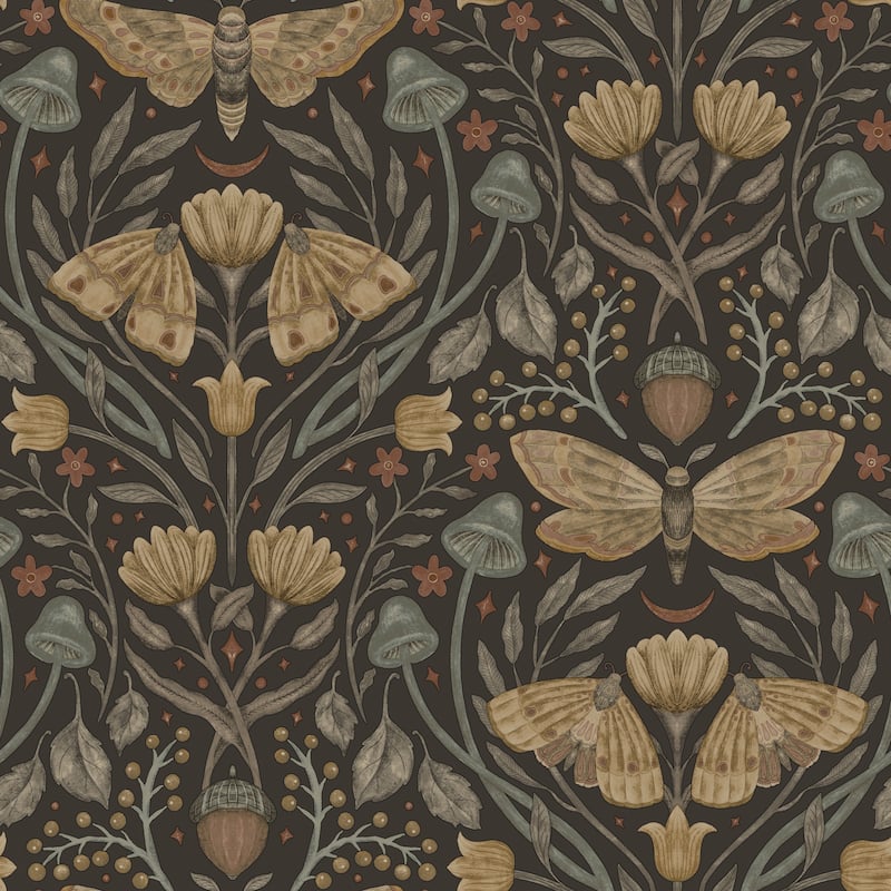 Chesapeake Mystic Moth Black Forest Magic Wallpaper