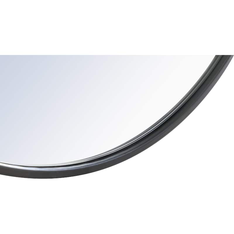 Elegant Lighting Eternity 32" Diameter Circular Metal Framed Wall