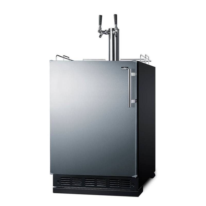 Summit SBC7BRLHD 24" Wide 5.3 Cu. Ft. Free Standing Double Tap