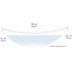 preview thumbnail 10 of 10, ALFI brand HammockTub1-BM 79" Acrylic Wall Mounted Hammock Tub