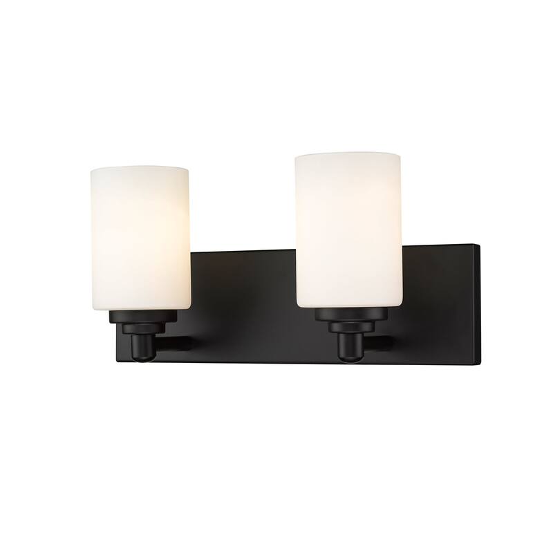 Bellevue Irene 2 Light 16" Wide Bathroom Vanity Light - Matte Black