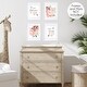 preview thumbnail 4 of 4, Boho Shabby Chic Floral Girl Wall Decor Art Prints 4pc Ivory Bohemian Vintage Garden Watercolor Flower Nature Elegant Dusty Rose