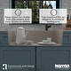 preview thumbnail 28 of 64, Karran Drop-In Quartz Composite 34 in Single Bowl Kitchen Sink with Accessories