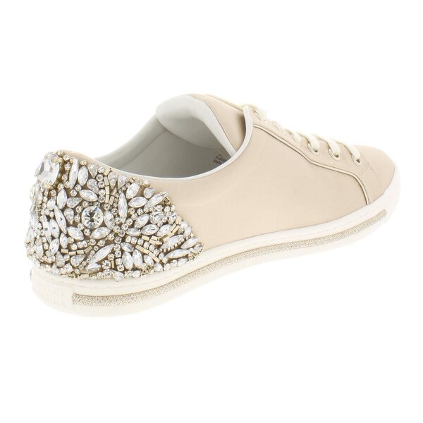 badgley mischka shirley crystal embellished sneaker