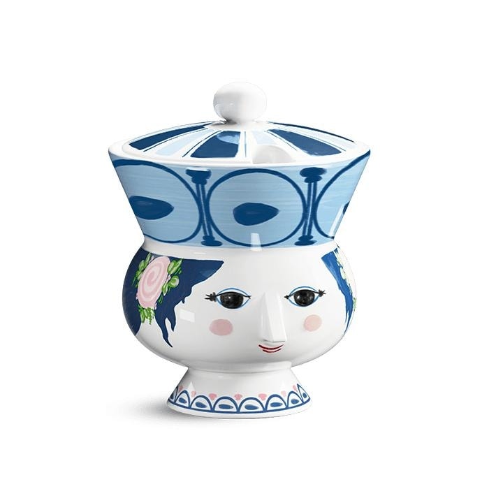 Dora Bowl, Blue, Ø: 3.7" - Ø: 3.7"