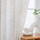 preview thumbnail 3 of 46, Linen Blend Light Filtering Back Tab/Rod Pocket Panel Pair(Set of 2)