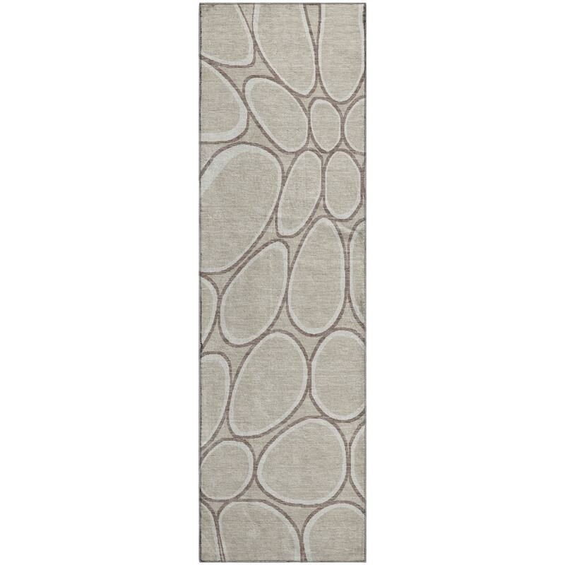 Premium Washable Super Soft Contemporary Bubble Mayfield Rug