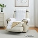 preview thumbnail 7 of 12, Velvet Recliner Cover Pet Furniture Protector. White