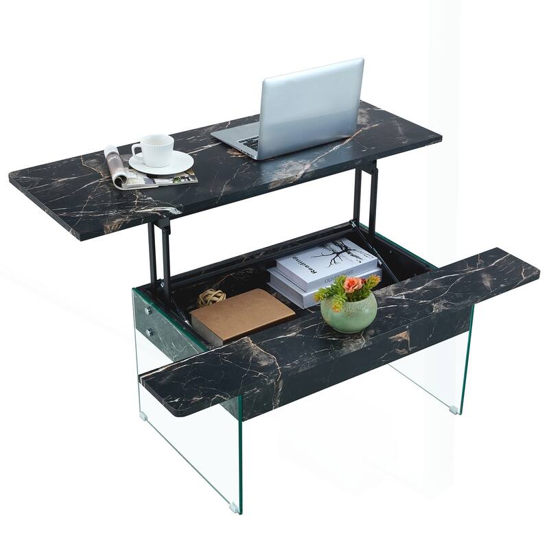 Versatile Lifting Coffee Table with Storage and Multiple Options