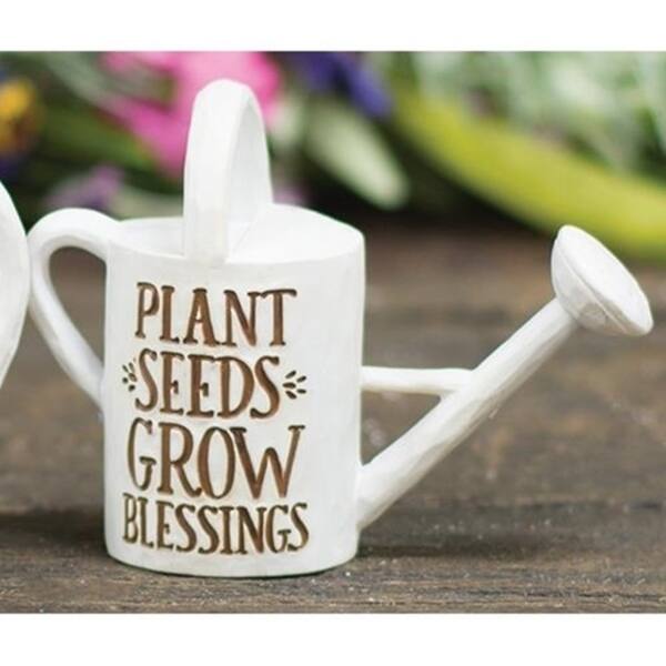 Shop Set Of 2 Decorative Resin Watering Cans On Sale Free