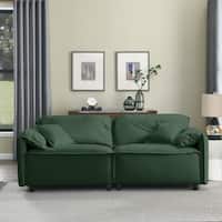 Modern 3 Seater Sofa Couch Upholstery Sofa - Bed Bath & Beyond - 39455891