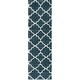 preview thumbnail 98 of 120, SAFAVIEH Hudson Shag Vitchka Glam Trellis 2-inch Area Rug 2'3" x 10' Runner - Slate Blue/Ivory