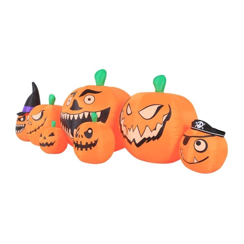 Novelty Lights Pumpkin Patch Halloween Inflatables, Pumpkin Yard Decor, 8.5 Feet