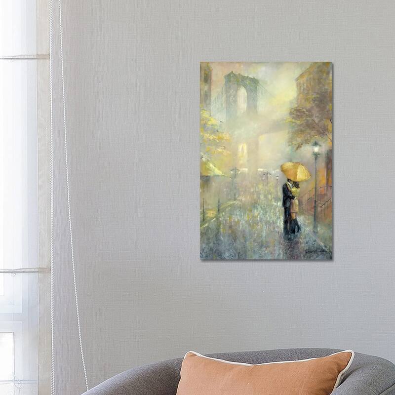 iCanvas "City Romance II" by Ruane Manning Canvas Print - 26x18x1.5
