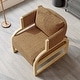 preview thumbnail 16 of 35, Corvus Danzig Teddy Fabric 1-Piece Accent Chair