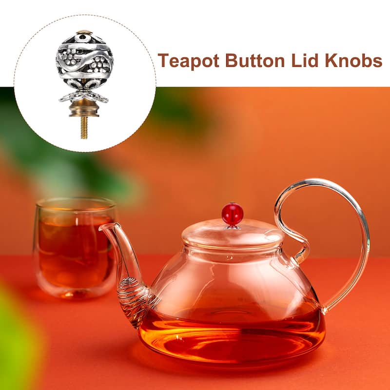 Teapot Button Lid Knobs Tea Kettle Cover Handle Knobs for Teapot