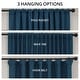 preview thumbnail 82 of 160, Exclusive Fabrics Textured Faux Linen Extra Wide Room Darkening Curtains for Bedroom & Living Room Curtains (1 Panel)