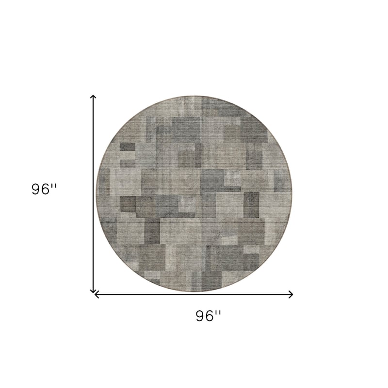 HomeRoots Geometric Transitional Rectangle Outdoor Rug