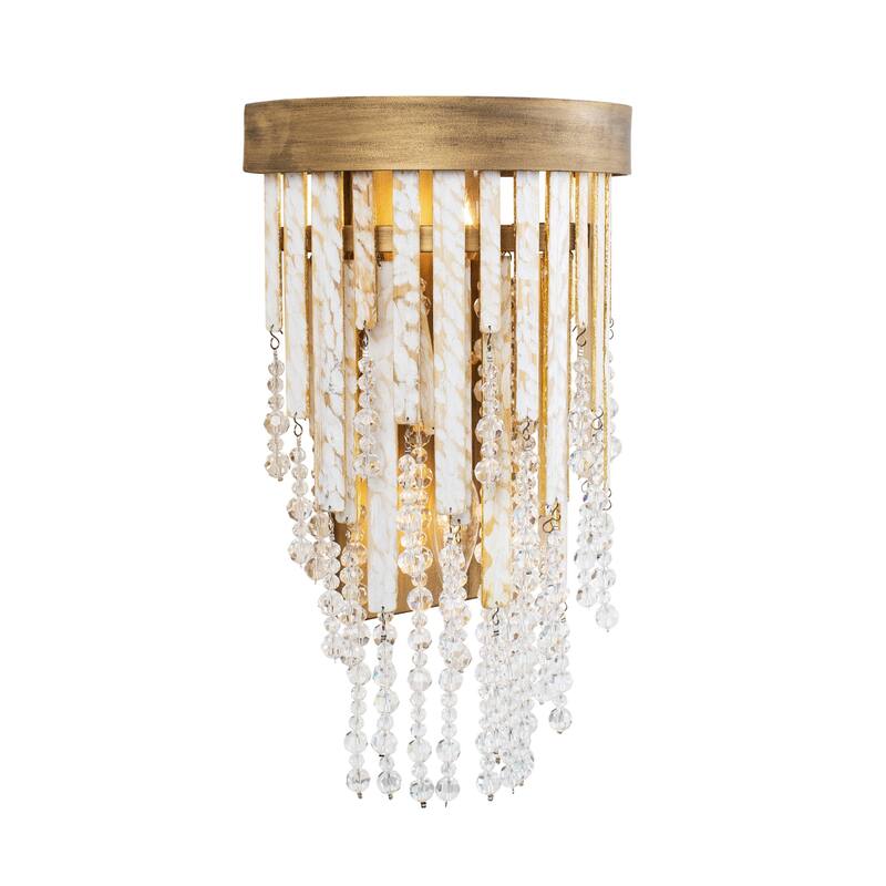 Varaluz Lafayette 2-Light Wall Sconce - Havana Gold