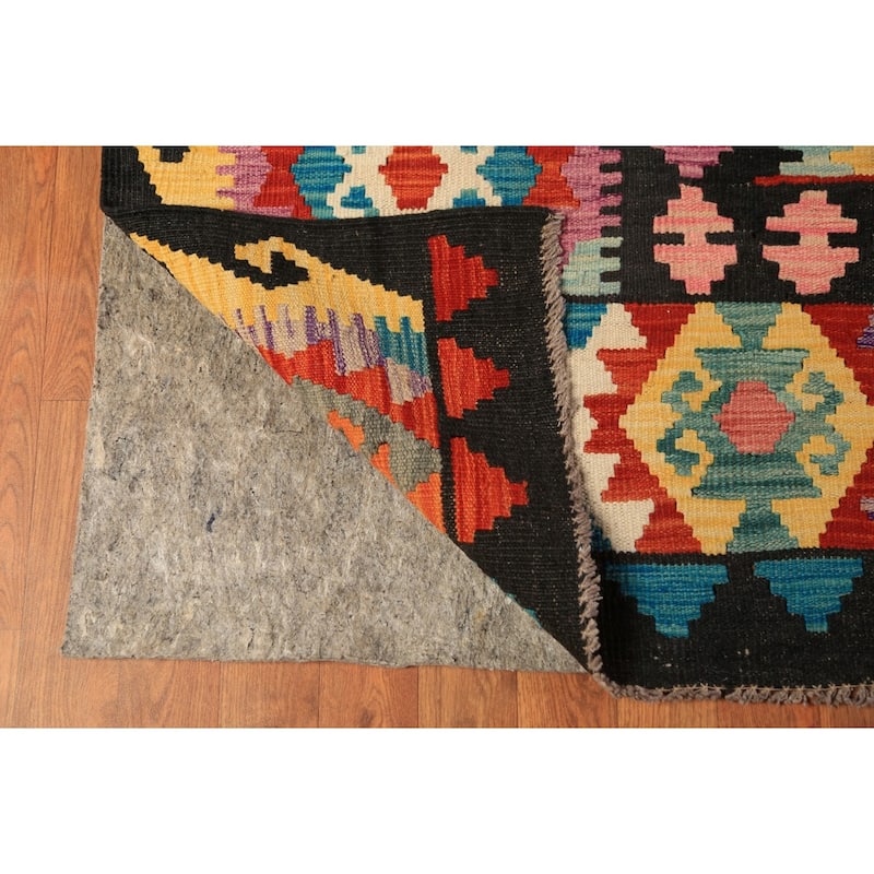 Kilim Oriental Large Rug Hand-Woven Living Room Wool Carpet - 10'0"x 16'3"