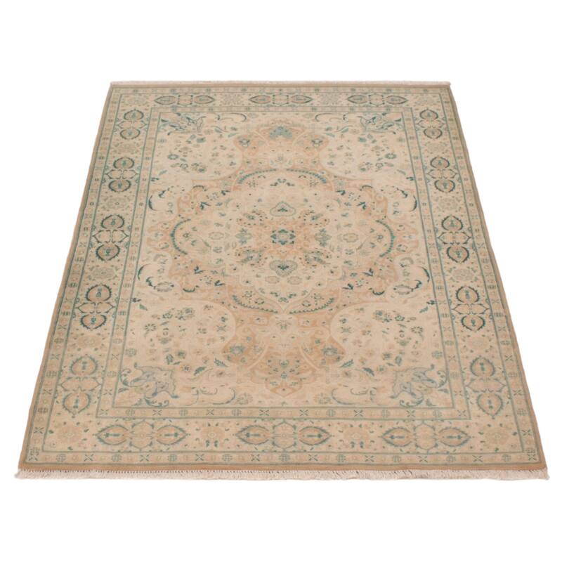 ECARPETGALLERY Hand-knotted Pako Persian 18 Of 20 Ivory Wool Rug - 4'1 x 6'1