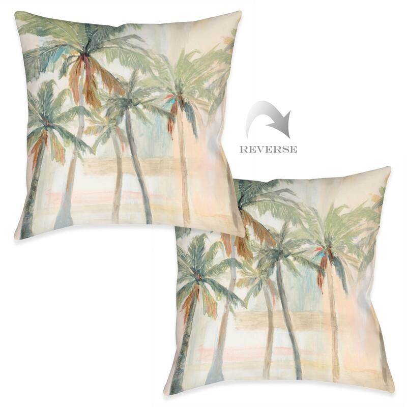 Laural Home The Palms Beach Indoor Decorative Pillow