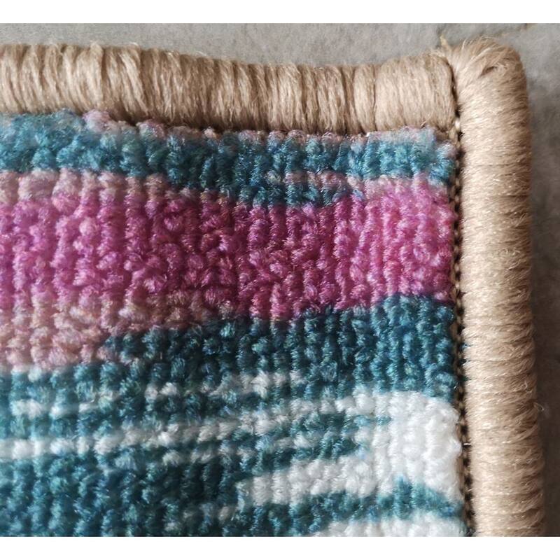 Living Room Area Rug Nonslip, Abstract Brushstrokes Glitter Pattern