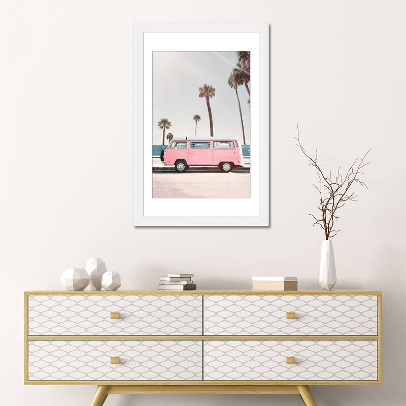iCanvas "Pink Van" by Sisi & Seb PFA