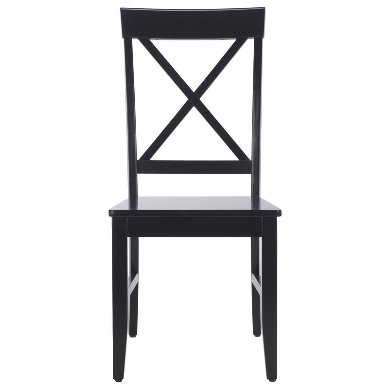 SAFAVIEH HOME Ksenia X-Back Side Chair - 18"W x 22"D x 38"H