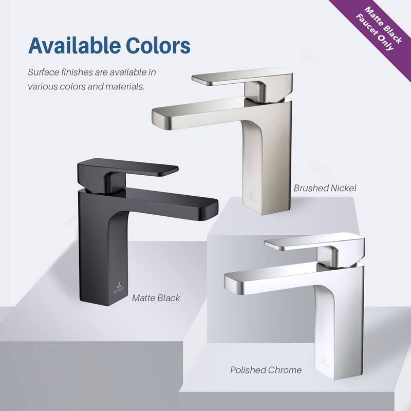Solid Brass Lead-free Single-handle High Arc Bathroom Faucet