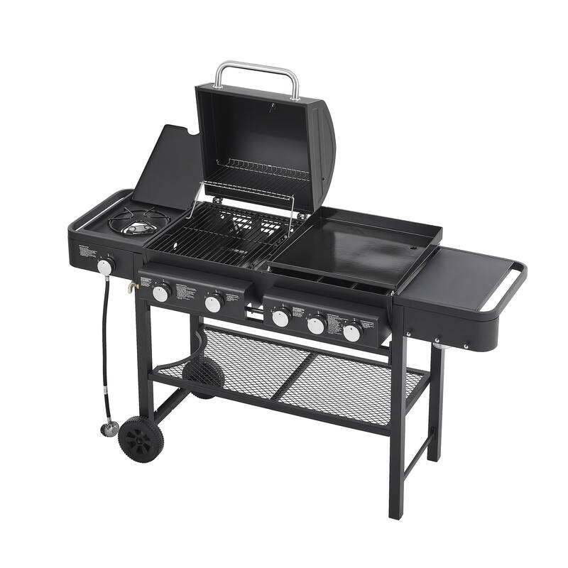 GDF Studio - Firecrest Pro All-in-One Propane Gas Grill with Griddle