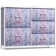 preview thumbnail 21 of 33, Kids Dresser with 5 Drawers Purple Tie Dye