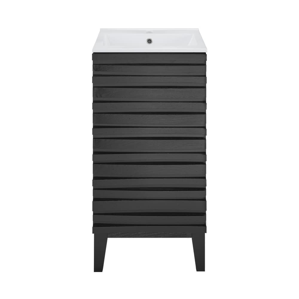 Swiss Madison SM-BV560 Cascade 18" Free Standing Single Basin Vanity