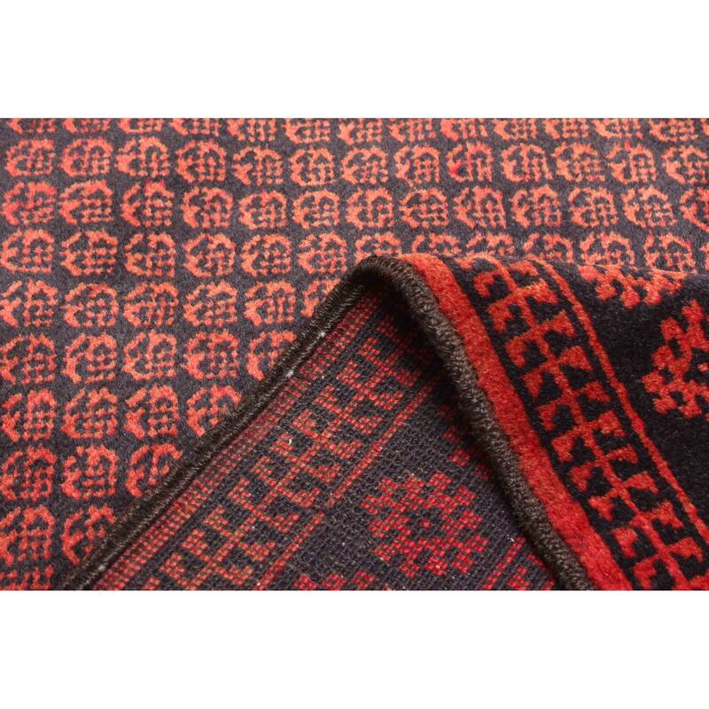 ECARPETGALLERY Hand-knotted Teimani Black Wool Rug - 2'10 x 4'6