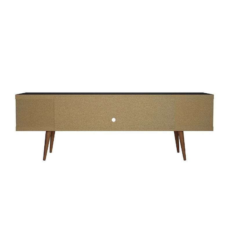 Utopia 70.47" TV Stand with Splayed Wooden Legs and 4 Shelves