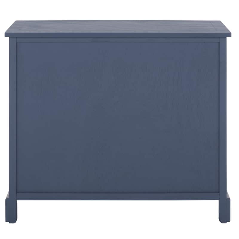 SAFAVIEH Ardelia Red 6-Drawer Storage Unit (Fully Assembled) - 30"W x 13"D x 26"H