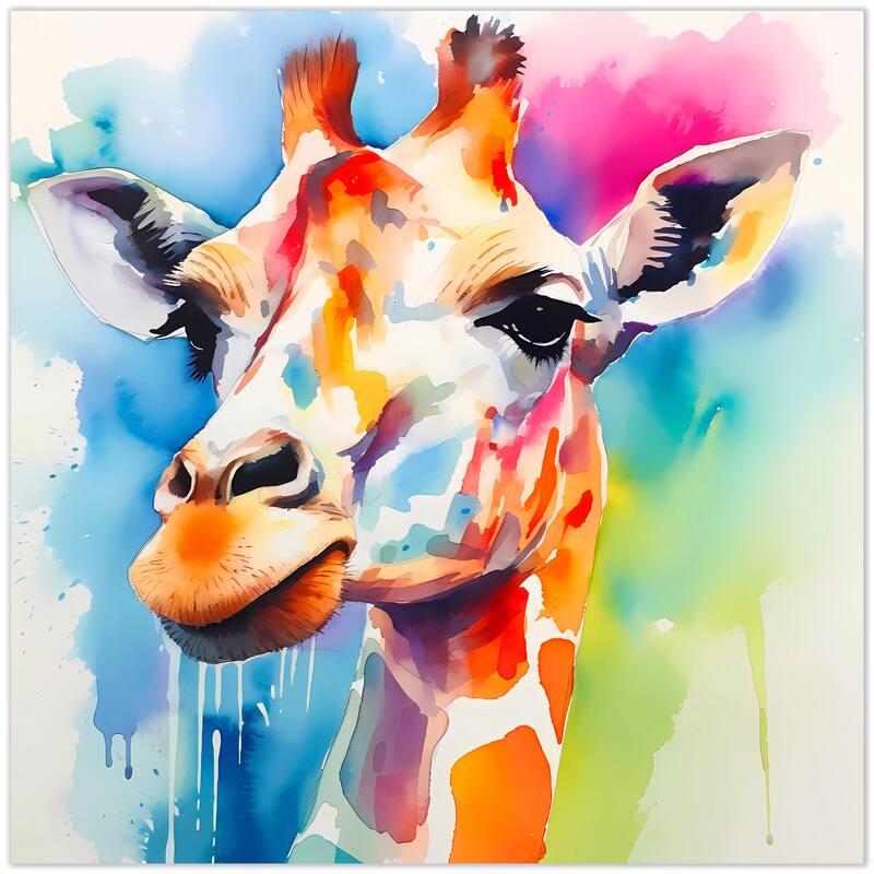 Empire Art Direct Vibrant Majesty II Printed Tempered Glass Wall Art - Multi-Color