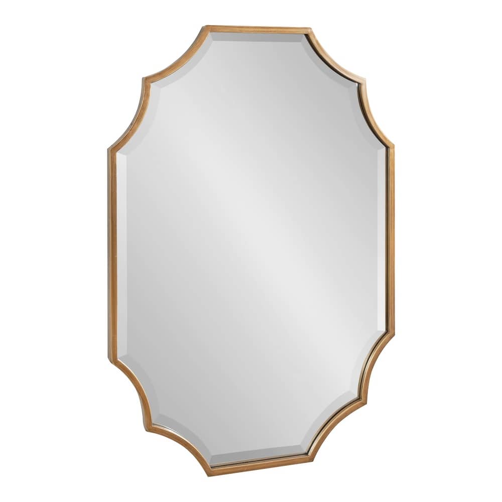 Kate and Laurel Deavere Scalloped Wall Mirror - 22x32