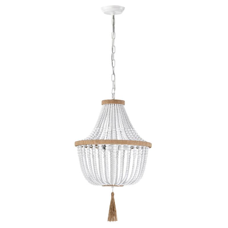 Sotho 16 Inch Beads Bohemian Chandelier with Light