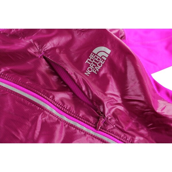 fuschia north face jacket