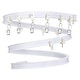 preview thumbnail 1 of 13, Flexible Curved Ceiling Curtain Track Set, Curtain Rail Ceiling Wall Mount for Curtain Rail Bunk Bay Window Room Divider