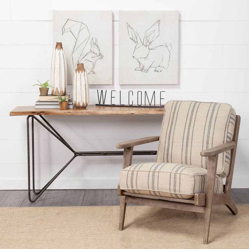 Geo Bunny (20 x 25) Canvas Art Print